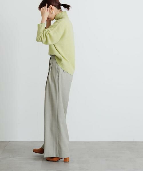 URBAN RESEARCH / アーバンリサーチ その他パンツ | 杢ウールアシメタックワイドパンツ | 詳細8