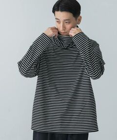 URBAN RESEARCH / アーバンリサーチ Tシャツ | 起毛ボーダールーズタートルTシャツ