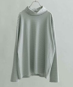 URBAN RESEARCH / アーバンリサーチ Tシャツ | 起毛ボーダールーズタートルTシャツ