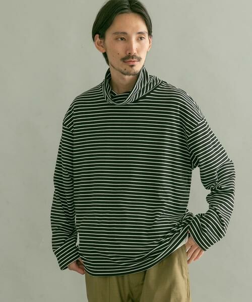 URBAN RESEARCH / アーバンリサーチ Tシャツ | 起毛ボーダールーズタートルTシャツ | 詳細6