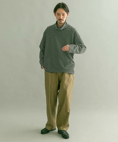 URBAN RESEARCH / アーバンリサーチ Tシャツ | 起毛ボーダールーズタートルTシャツ | 詳細7