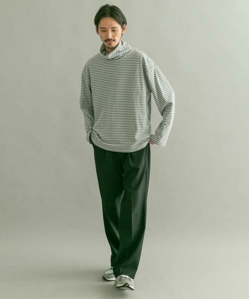 URBAN RESEARCH / アーバンリサーチ Tシャツ | 起毛ボーダールーズタートルTシャツ | 詳細14