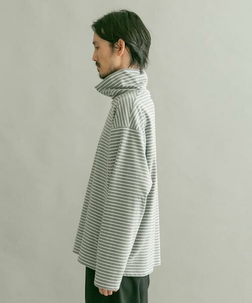 URBAN RESEARCH / アーバンリサーチ Tシャツ | 起毛ボーダールーズタートルTシャツ | 詳細18