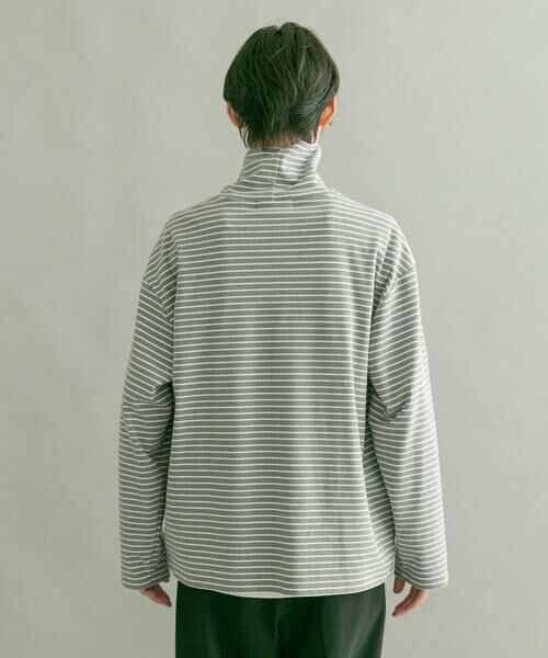 URBAN RESEARCH / アーバンリサーチ Tシャツ | 起毛ボーダールーズタートルTシャツ | 詳細19