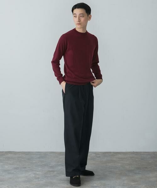 URBAN RESEARCH / アーバンリサーチ ニット・セーター | WASHABLEウール クルーネックニット | 詳細4