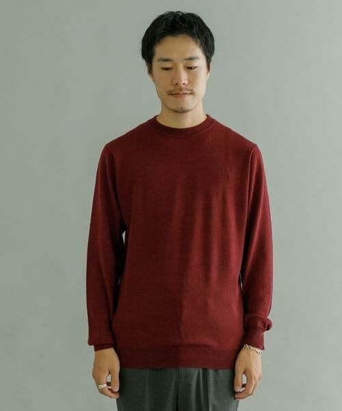URBAN RESEARCH / アーバンリサーチ ニット・セーター | WASHABLEウール クルーネックニット | 詳細5
