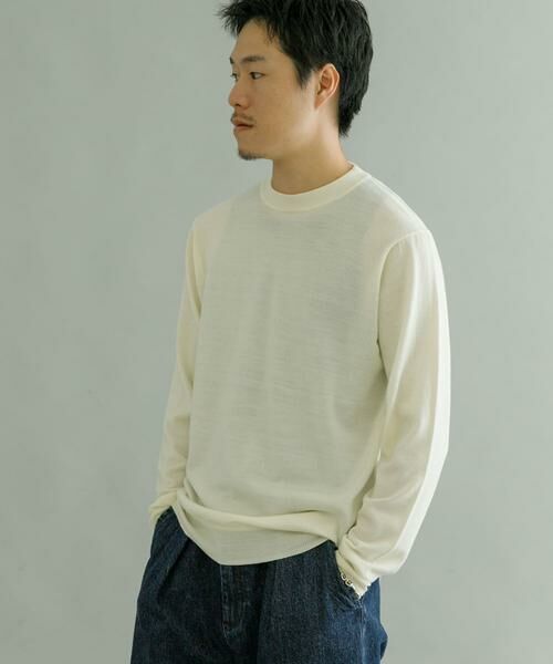 URBAN RESEARCH / アーバンリサーチ ニット・セーター | WASHABLEウール クルーネックニット | 詳細14