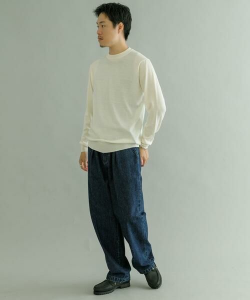 URBAN RESEARCH / アーバンリサーチ ニット・セーター | WASHABLEウール クルーネックニット | 詳細16