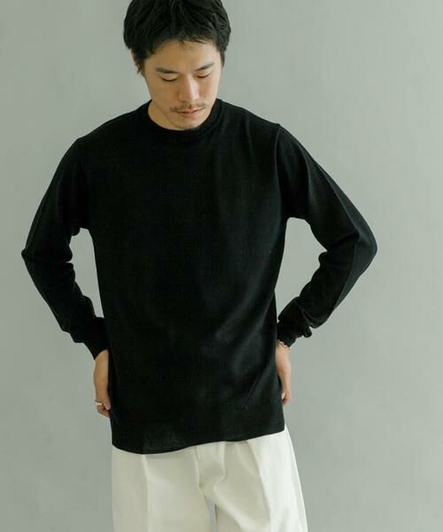 URBAN RESEARCH / アーバンリサーチ ニット・セーター | WASHABLEウール クルーネックニット | 詳細19