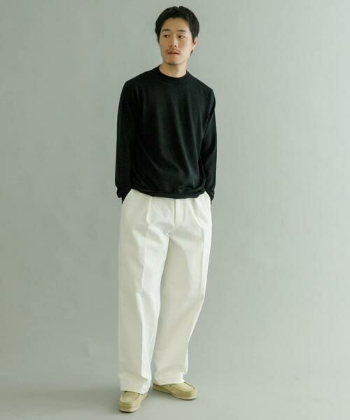 URBAN RESEARCH / アーバンリサーチ ニット・セーター | WASHABLEウール クルーネックニット | 詳細20
