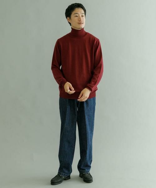 URBAN RESEARCH / アーバンリサーチ ニット・セーター | WASHABLEウール タートルネックニット | 詳細1