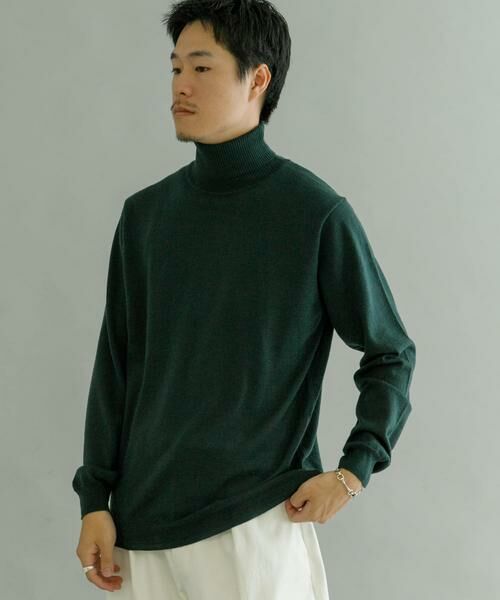 URBAN RESEARCH / アーバンリサーチ ニット・セーター | WASHABLEウール タートルネックニット | 詳細9