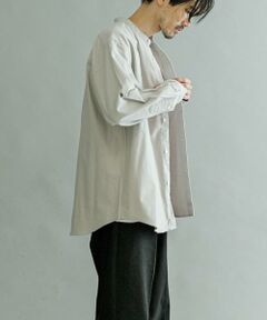 URBAN RESEARCH / アーバンリサーチ シャツ・ブラウス | 『UR TECH』バンドカラーシャツ