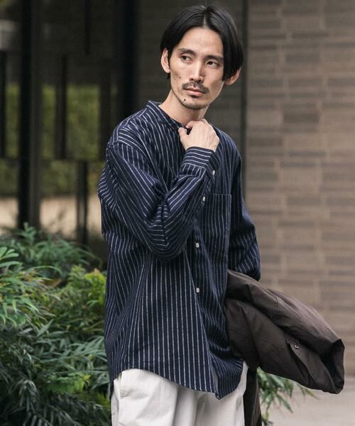 URBAN RESEARCH / アーバンリサーチ シャツ・ブラウス | 『UR TECH』バンドカラーシャツ | 詳細15