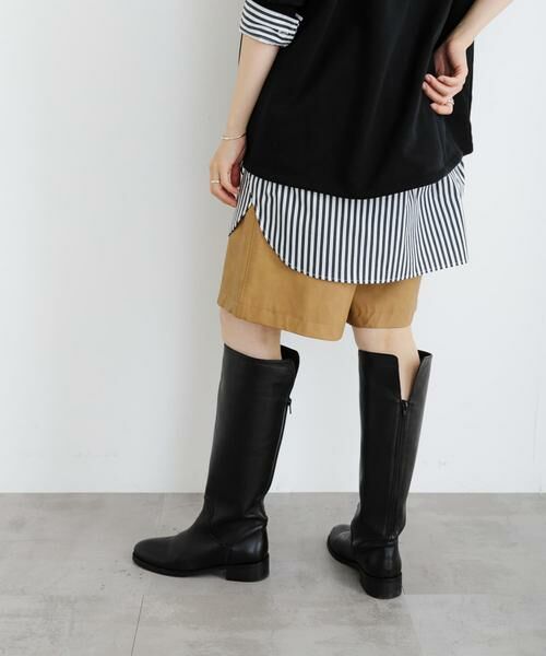 URBAN RESEARCH / アーバンリサーチ ショート・ハーフ・半端丈パンツ | フェイクレザーハーフパンツ | 詳細3