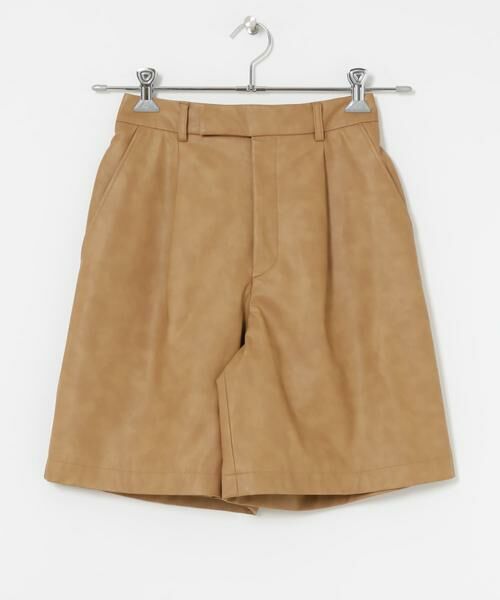 URBAN RESEARCH / アーバンリサーチ ショート・ハーフ・半端丈パンツ | フェイクレザーハーフパンツ | 詳細8