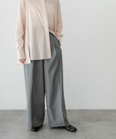 URBAN RESEARCH / アーバンリサーチ その他パンツ | ウール混梳毛ワンタックワイドパンツ