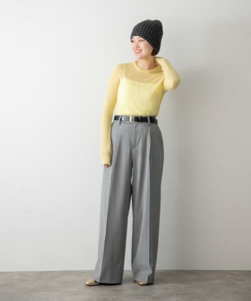 URBAN RESEARCH / アーバンリサーチ その他パンツ | ウール混梳毛ワンタックワイドパンツ | 詳細13