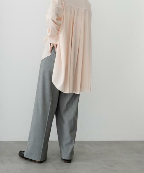 URBAN RESEARCH / アーバンリサーチ その他パンツ | ウール混梳毛ワンタックワイドパンツ | 詳細4