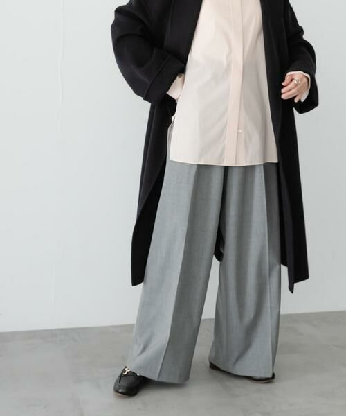 URBAN RESEARCH / アーバンリサーチ その他パンツ | ウール混梳毛ワンタックワイドパンツ | 詳細9