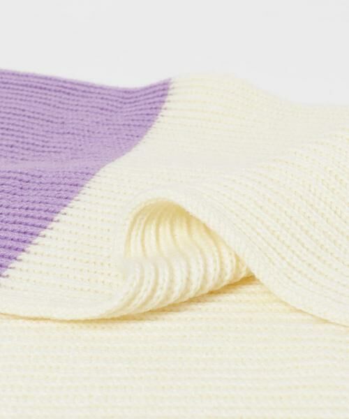 URBAN RESEARCH / アーバンリサーチ マフラー・ショール・スヌード・ストール | ボーダーニットマフラー | 詳細4