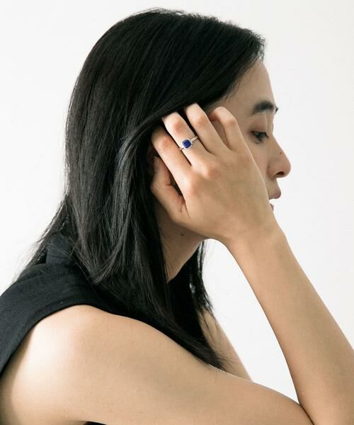 URBAN RESEARCH / アーバンリサーチ リング | decor『デコール』　石のリング ラピスラズリ | 詳細12