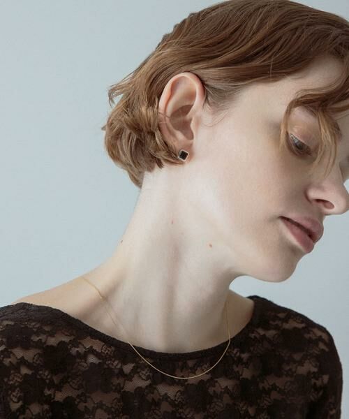 URBAN RESEARCH / アーバンリサーチ ピアス・イヤリング | decor『デコール』　石のピアス オニキス | 詳細4