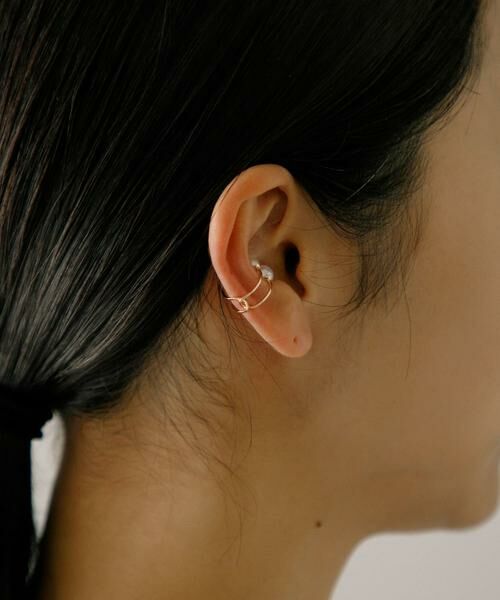 URBAN RESEARCH / アーバンリサーチ ピアス・イヤリング | ff by decor urban research　ダブルパールイヤカフ | 詳細1