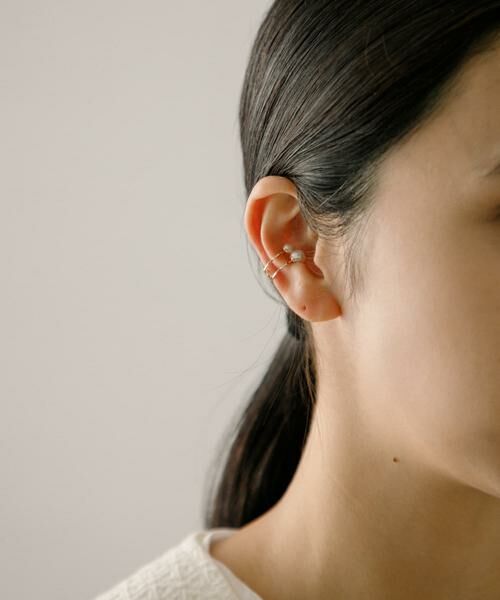 URBAN RESEARCH / アーバンリサーチ ピアス・イヤリング | ff by decor urban research　ダブルパールイヤカフ | 詳細3