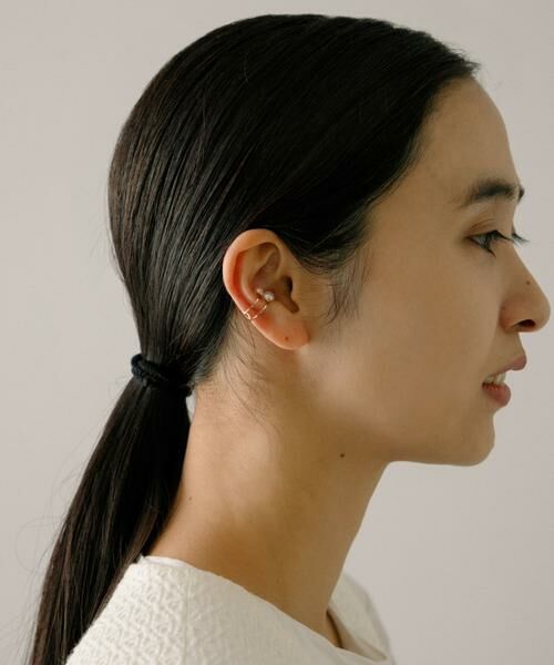 URBAN RESEARCH / アーバンリサーチ ピアス・イヤリング | ff by decor urban research　ダブルパールイヤカフ | 詳細4