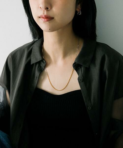 URBAN RESEARCH / アーバンリサーチ ネックレス・ペンダント・チョーカー | decor『デコール』　2色のチェーンネックレス | 詳細8
