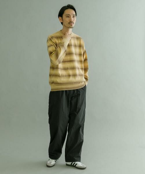 URBAN RESEARCH / アーバンリサーチ ニット・セーター | マルチボーダークルーネックニット | 詳細1
