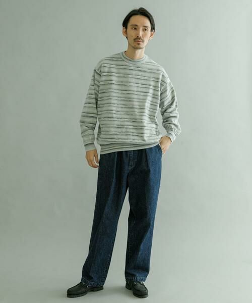 URBAN RESEARCH / アーバンリサーチ ニット・セーター | マルチボーダークルーネックニット | 詳細11