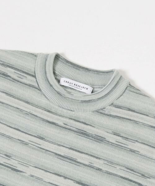 URBAN RESEARCH / アーバンリサーチ ニット・セーター | マルチボーダークルーネックニット | 詳細13