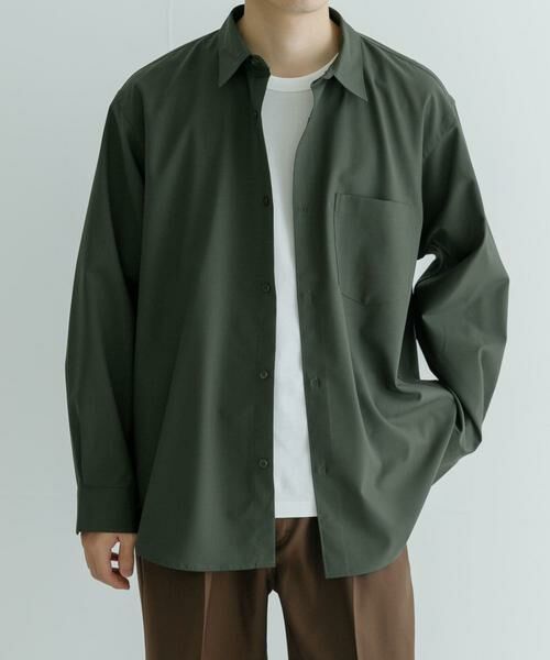 URBAN RESEARCH / アーバンリサーチ シャツ・ブラウス | WASHABLEウールレギュラーカラーシャツ | 詳細1