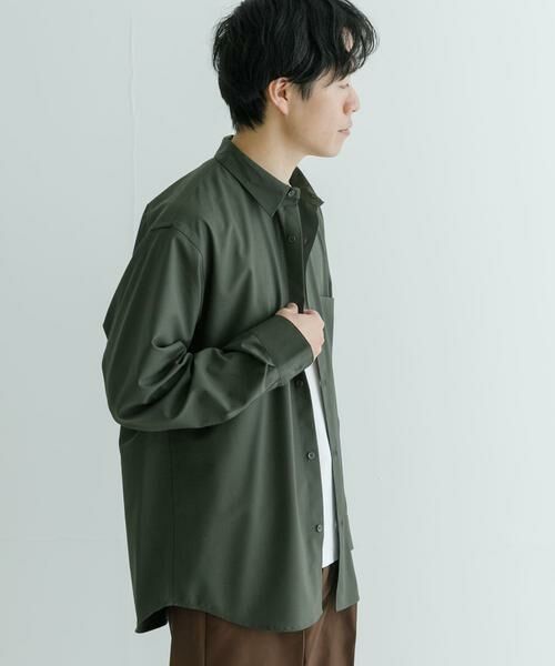 URBAN RESEARCH / アーバンリサーチ シャツ・ブラウス | WASHABLEウールレギュラーカラーシャツ | 詳細3
