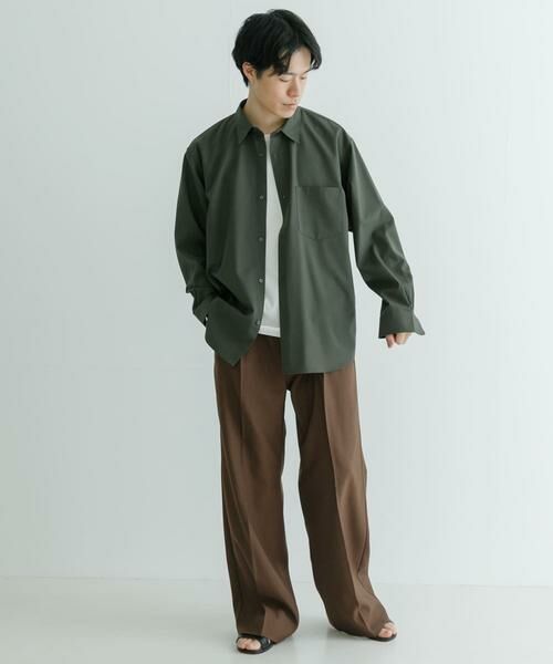 URBAN RESEARCH / アーバンリサーチ シャツ・ブラウス | WASHABLEウールレギュラーカラーシャツ | 詳細4