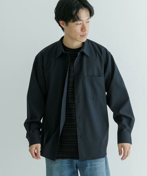 URBAN RESEARCH / アーバンリサーチ シャツ・ブラウス | WASHABLEウールレギュラーカラーシャツ | 詳細7
