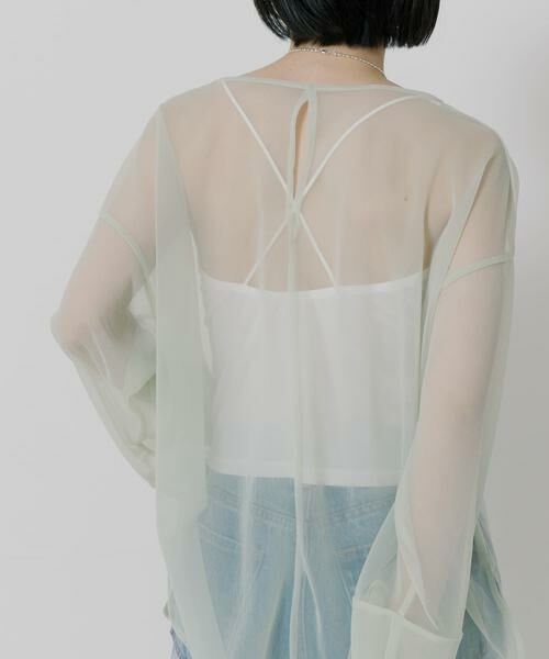 URBAN RESEARCH / アーバンリサーチ キャミソール・チューブトップ | 『MADE IN JAPAN』 アセテートカップ付きショート丈キャミソール | 詳細1