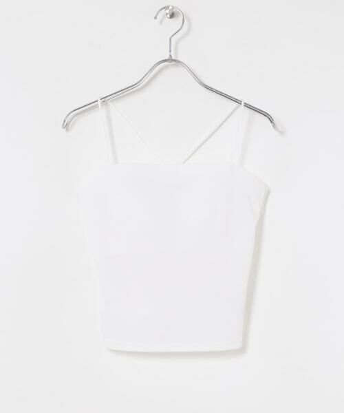 URBAN RESEARCH / アーバンリサーチ キャミソール・チューブトップ | 『MADE IN JAPAN』 アセテートカップ付きショート丈キャミソール | 詳細3