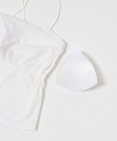 URBAN RESEARCH / アーバンリサーチ キャミソール・チューブトップ | 『MADE IN JAPAN』 アセテートカップ付きショート丈キャミソール | 詳細8