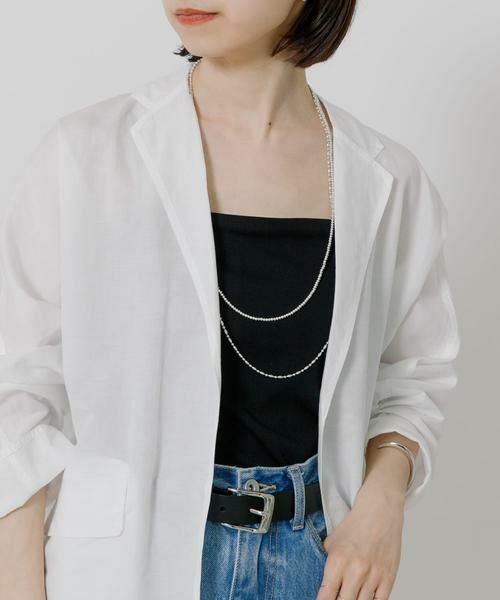 URBAN RESEARCH / アーバンリサーチ キャミソール・チューブトップ | 『MADE IN JAPAN』 アセテートカップ付きショート丈キャミソール | 詳細10