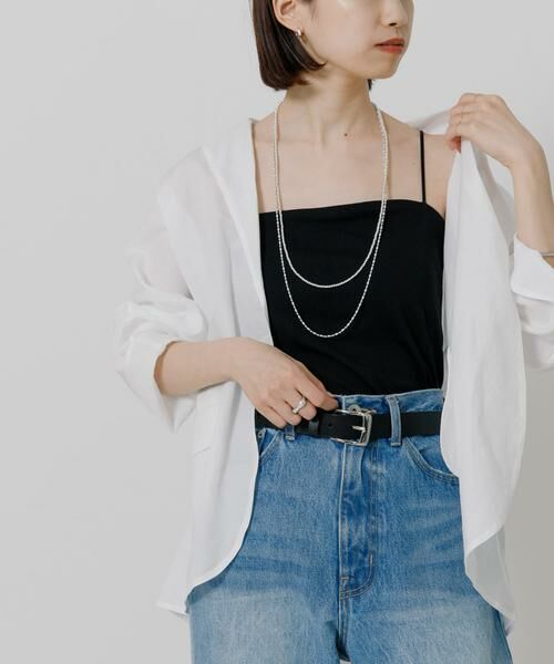 URBAN RESEARCH / アーバンリサーチ キャミソール・チューブトップ | 『MADE IN JAPAN』 アセテートカップ付きショート丈キャミソール | 詳細11