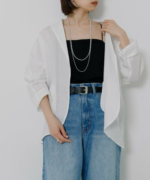 URBAN RESEARCH / アーバンリサーチ キャミソール・チューブトップ | 『MADE IN JAPAN』 アセテートカップ付きショート丈キャミソール | 詳細12