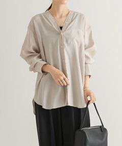 URBAN RESEARCH / アーバンリサーチ シャツ・ブラウス | ブロードカラーレスブラウス
