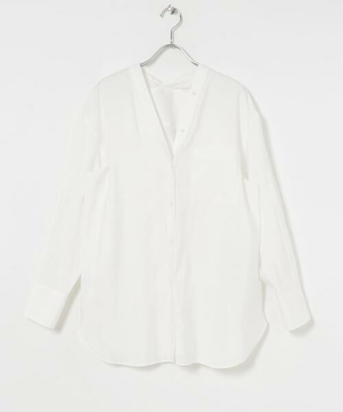URBAN RESEARCH / アーバンリサーチ シャツ・ブラウス | ブロードカラーレスブラウス | 詳細8