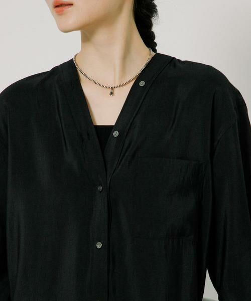 URBAN RESEARCH / アーバンリサーチ シャツ・ブラウス | ブロードカラーレスブラウス | 詳細12
