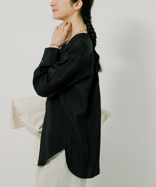 URBAN RESEARCH / アーバンリサーチ シャツ・ブラウス | ブロードカラーレスブラウス | 詳細14