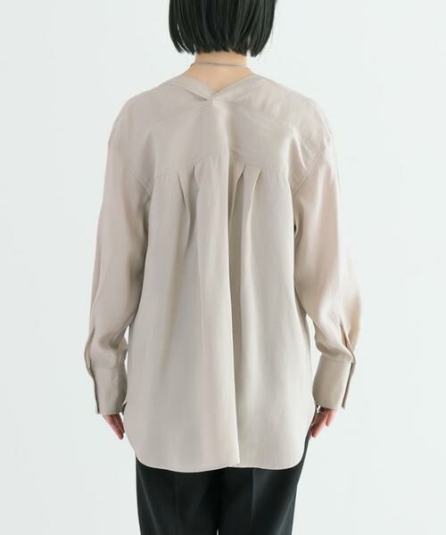 URBAN RESEARCH / アーバンリサーチ シャツ・ブラウス | ブロードカラーレスブラウス | 詳細28