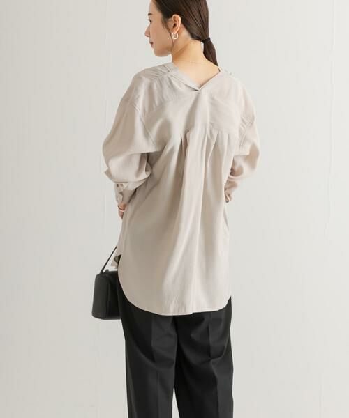 URBAN RESEARCH / アーバンリサーチ シャツ・ブラウス | ブロードカラーレスブラウス | 詳細22